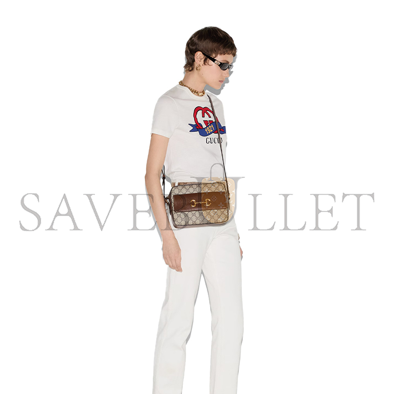 GUCCI HORSEBIT 1955 SMALL CAMERA BAG ‎645454 (22.5*17*6.5cm)